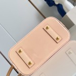 Louis Vuitton Alma BB M2A378 Monogram Emblème jacquard canvas handbag with VVN leather trim and padlock