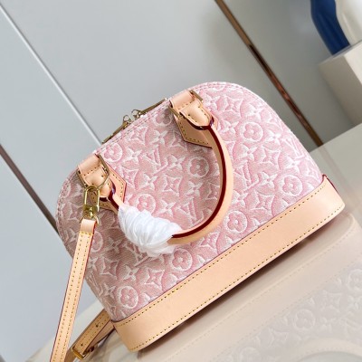 Louis Vuitton - Alma BB M2A378 Monogram Emblème Jacquard Canvas Handbag