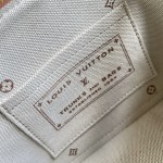Louis Vuitton Alma BB M2A378 Monogram Emblème jacquard canvas handbag with VVN leather trim and padlock
