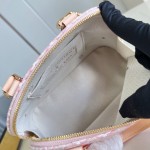 Louis Vuitton Alma BB M2A378 Monogram Emblème jacquard canvas handbag with VVN leather trim and padlock