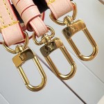 Louis Vuitton Alma BB M2A378 Monogram Emblème jacquard canvas handbag with VVN leather trim and padlock