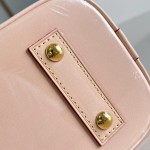 Louis Vuitton Alma BB M2A378 Monogram Emblème jacquard canvas handbag with VVN leather trim and padlock