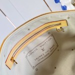 Louis Vuitton Keepall Bandoulière 45 M29670 Monogram Emblème linen cotton canvas travel bag