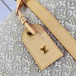 Louis Vuitton Keepall Bandoulière 45 M29670 Monogram Emblème linen cotton canvas travel bag