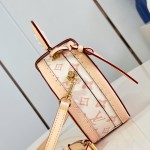  Louis Vuitton Boîte Chapeau PM M27961 Monogram Origine canvas bag with natural cowhide leather trim