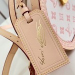  Louis Vuitton Boîte Chapeau PM M27961 Monogram Origine canvas bag with natural cowhide leather trim