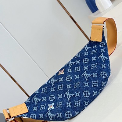 Louis Vuitton - Rush Monogram Floral Denim Belt Bag M27640