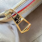 Louis Vuitton Diane M29795 Monogram Emblème jacquard replica shoulder bag with leather trim and adjustable strap