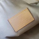  Louis Vuitton Side Trunk MM M2A145 Monogram Emblème jacquard canvas handbag with VVN trim and braided handle