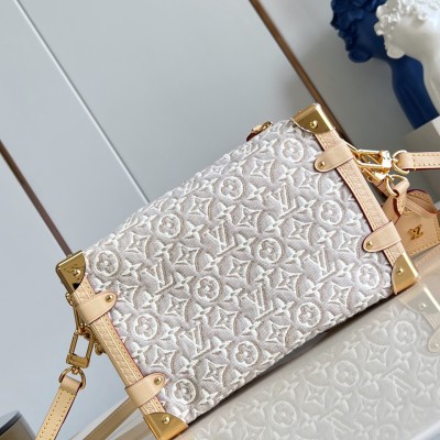 Louis Vuitton - Side Trunk MM Monogram Emblème Canvas Handbag M2A145 2026 Pre-Fall Collection