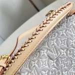 Louis Vuitton Side Trunk MM M2A145 Monogram Emblème jacquard canvas handbag with VVN trim and braided handle