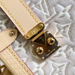  Louis Vuitton Side Trunk MM M2A145 Monogram Emblème jacquard canvas handbag with VVN trim and braided handle