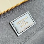 Louis Vuitton Vanity Pouch M29548 in Monogram and Monogram Reverse canvas with metal corners and removable chain