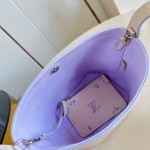  Louis Vuitton All In BB M29835 Link Quartz Monogram Empreinte leather bag with gradient pattern and removable pouch