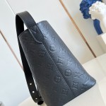 Louis Vuitton All In MM M29090 Monogram Empreinte leather bucket bag with polished clasp and name tag