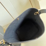 Louis Vuitton All In MM M29090 Monogram Empreinte leather bucket bag with polished clasp and name tag