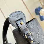 Louis Vuitton All In MM M29090 Monogram Empreinte leather bucket bag with polished clasp and name tag