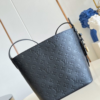 Louis Vuitton - All In MM Monogram Empreinte Leather Bucket Bag M29090
