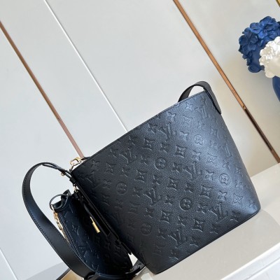 Louis Vuitton - All In MM Monogram Empreinte Leather Bucket Bag M29090