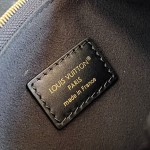 Louis Vuitton All In MM M29090 Monogram Empreinte leather bucket bag with polished clasp and name tag