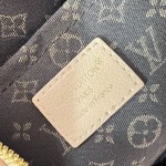 Louis Vuitton Express Medium M2A076 two-tone grained leather replica handbag with Monogram trim