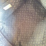 Louis Vuitton Express Medium M2A076 two-tone grained leather replica handbag with Monogram trim