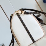 Louis Vuitton Express Medium M2A076 two-tone grained leather replica handbag with Monogram trim