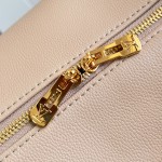 Louis Vuitton Express Medium M2A076 two-tone grained leather replica handbag with Monogram trim