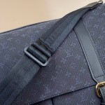 Louis Vuitton-style Saumur Large Monogram canvas shoulder bag M42352 blue M42351 green and M42350 gray