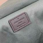 Louis Vuitton-style Saumur Large Monogram canvas shoulder bag M42352 blue M42351 green and M42350 gray