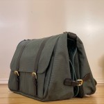 Louis Vuitton-style Saumur Large Monogram canvas shoulder bag M42352 blue M42351 green and M42350 gray