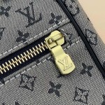 Louis Vuitton-style Saumur Large Monogram canvas shoulder bag M42352 blue M42351 green and M42350 gray