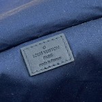 Louis Vuitton-style Saumur Large Monogram canvas shoulder bag M42352 blue M42351 green and M42350 gray