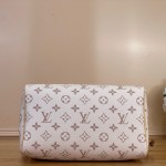 Louis Vuitton Speedy Bandoulière 25 M2A038 Monogram Dune bag with contrasting leather trim