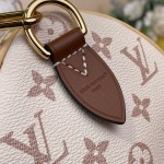 Louis Vuitton Speedy Bandoulière 25 M2A038 Monogram Dune bag with contrasting leather trim