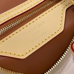 Louis Vuitton Speedy Bandoulière 25 M2A038 Monogram Dune bag with contrasting leather trim