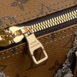 Louis Vuitton Keepall Bandoulière 50 M29190 Monogram Khaki floral travel duffle bag
