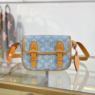 Louis Vuitton - Satchel Mini Crossbody Bag M2A647 Denim Blue