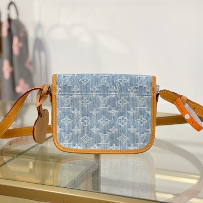 Louis Vuitton - Satchel Mini Crossbody Bag M2A647 Denim Blue