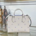 Louis Vuitton OnTheGo PM M29976 premium fabric small tote handbag with durable metal hardware