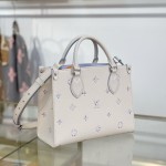 Louis Vuitton OnTheGo PM M29976 premium fabric small tote handbag with durable metal hardware