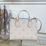 Louis Vuitton OnTheGo PM M29976 premium fabric small tote handbag with durable metal hardware