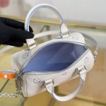 Louis Vuitton Speedy Bandoulière 20 M2A099 premium fabric handbag with metal hardware