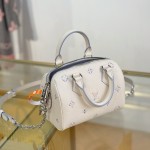 Louis Vuitton Speedy Bandoulière 20 M2A099 premium fabric handbag with metal hardware