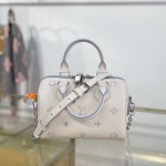Louis Vuitton Speedy Bandoulière 20 M2A099 premium fabric handbag with metal hardware