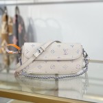 Louis Vuitton Wallet on Chain Ivy M29770 premium fabric handbag with metal hardware