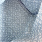 Louis Vuitton Keepall Bandoulière 45 Duffel Bag M25334 in Light Blue Denim