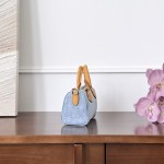 Louis Vuitton Nano Speedy M11212 denim mini handbag 16cm
