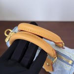 Louis Vuitton Nano Speedy M11212 denim mini handbag 16cm